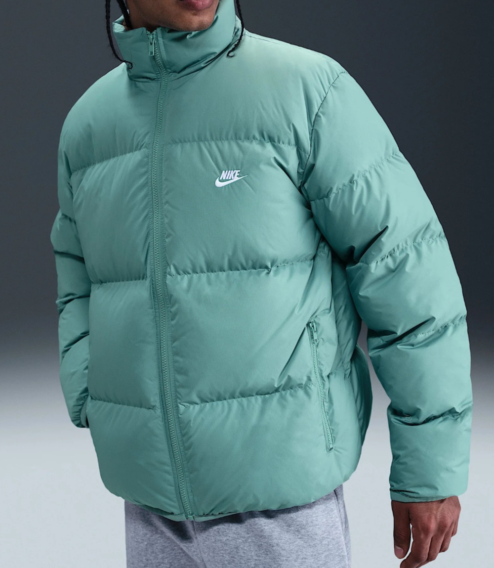 Nike Sportswear Club Therma-FIT Mint Down Puffer Jacket IB2975-017 sz Med